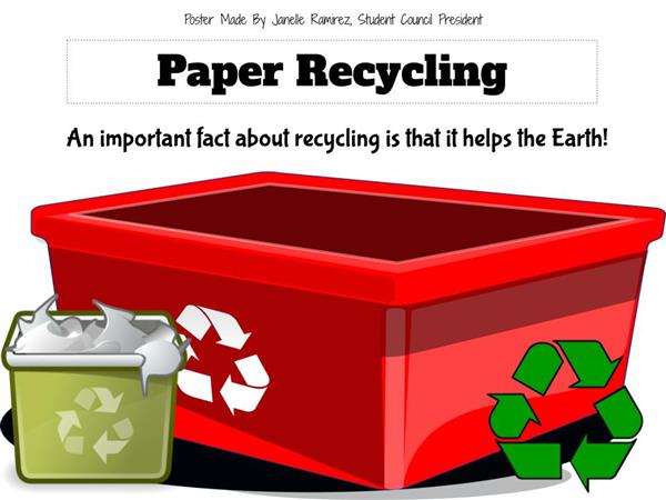 Paper Recycling Flyer